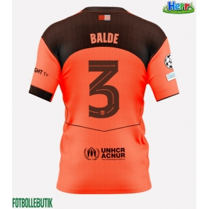 Barcelona Alejandro Balde #3 Tredje Tröja 2025-26 Kortärmad